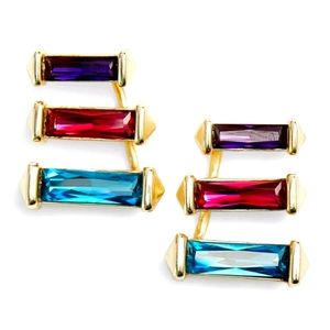Kendra Scott Brooks Ear Climbers in Jewel Tone Crystal